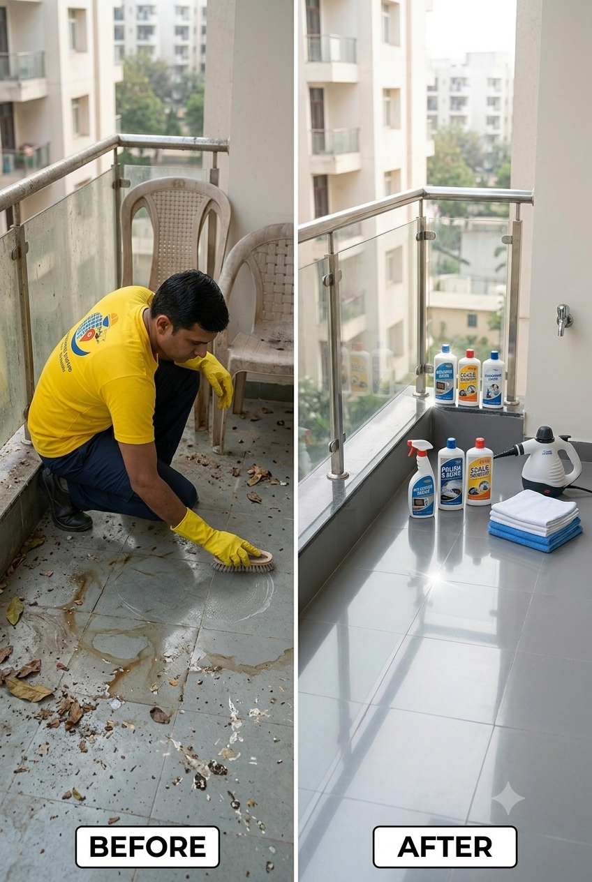 Balcony Cleaning
